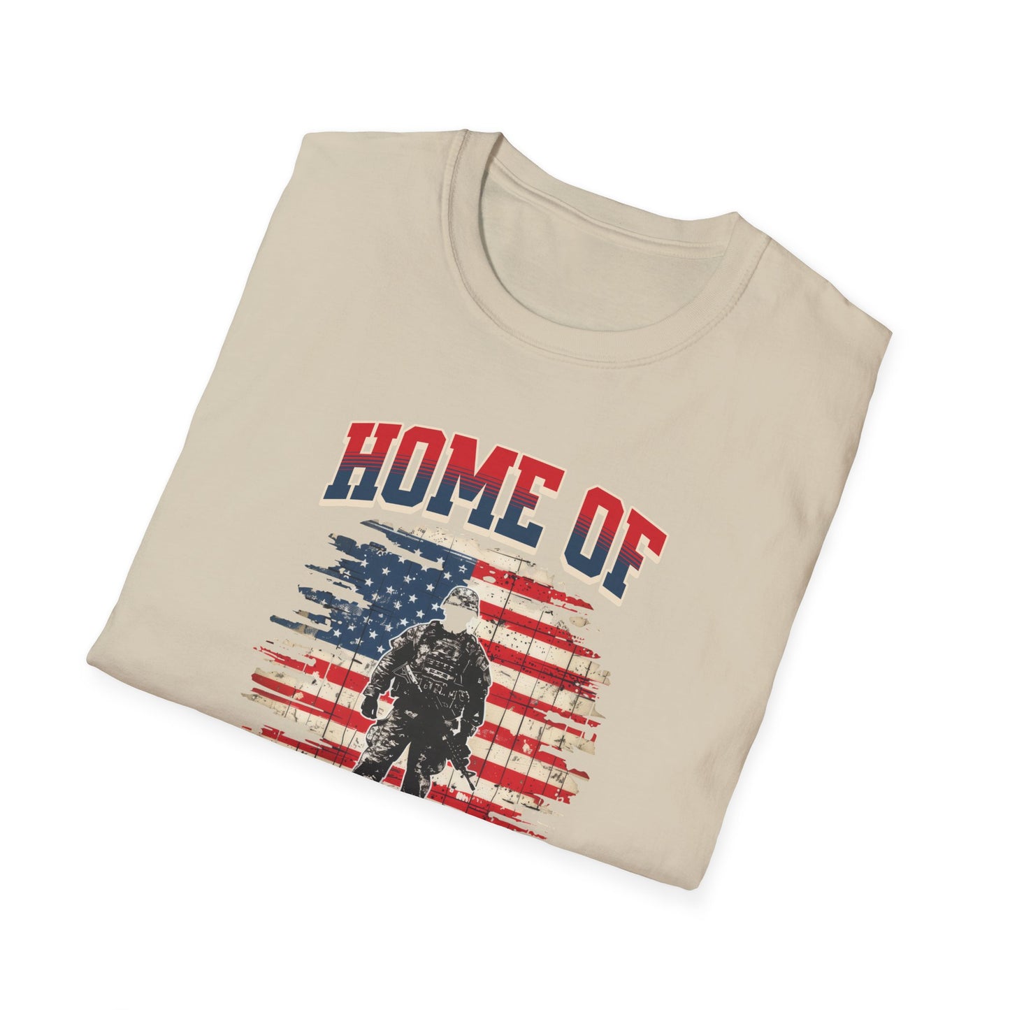 Home of the Brave - Unisex Softstyle T-Shirt