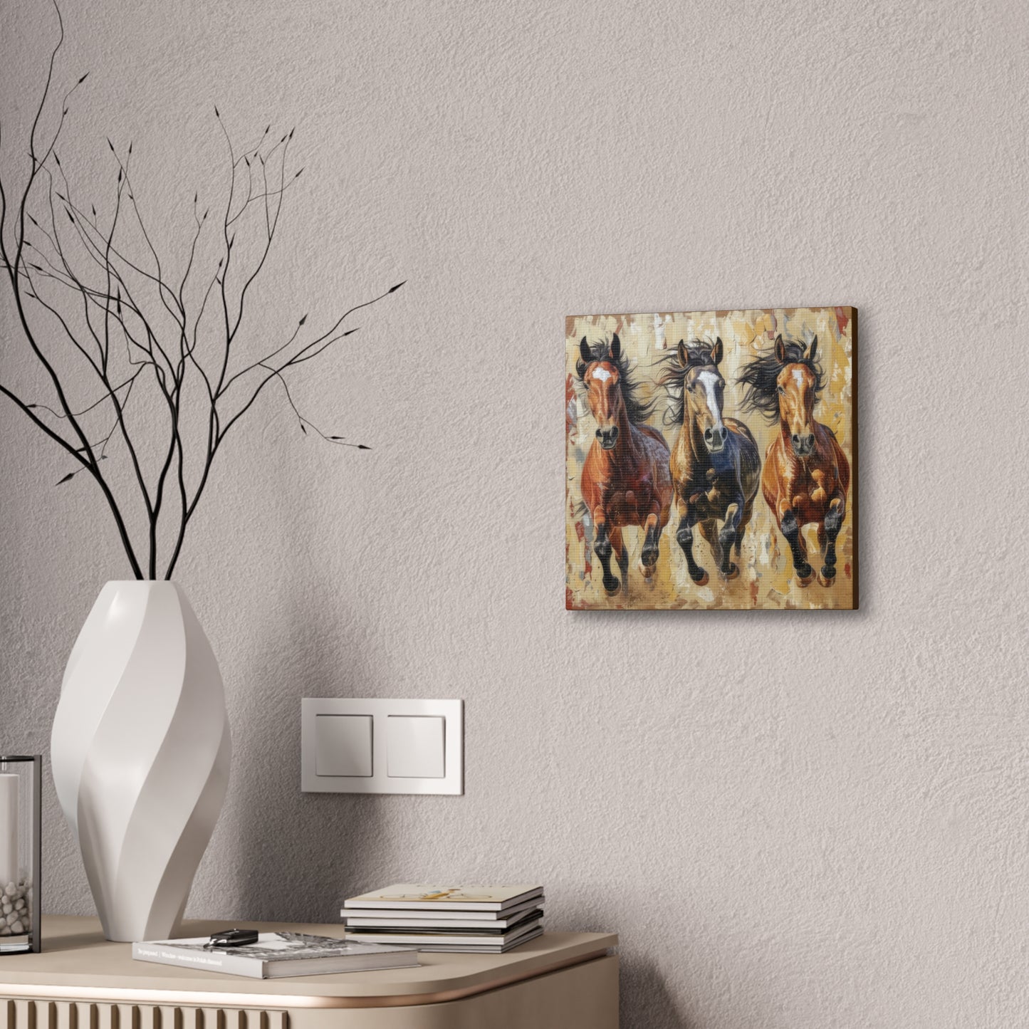 Horses - Canvas Stretched, 0.75"