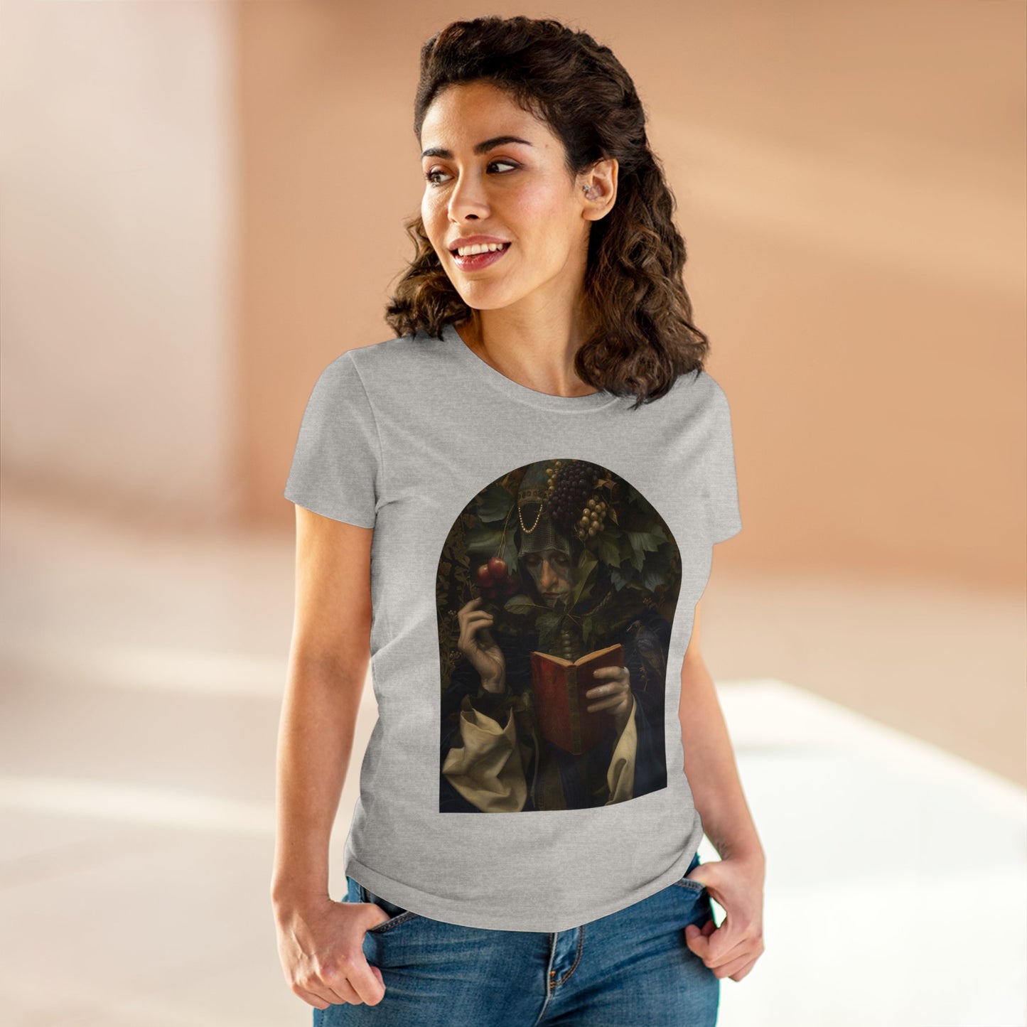 Solemn Reading - Fantasy - Women's Midweight Cotton Tee