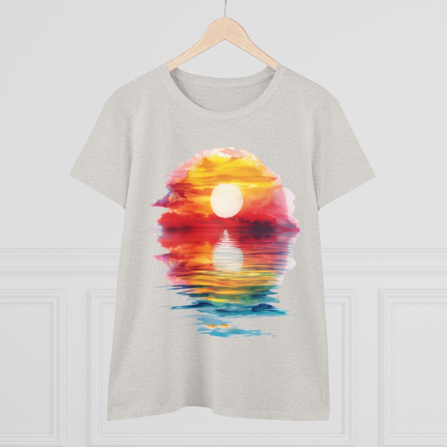 Sunrise - Women's Midweight Cotton Tee