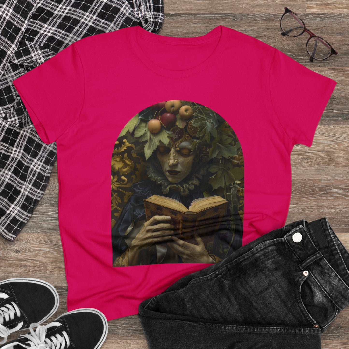 Solemn Reading - Fantasy - Women's Midweight Cotton Tee