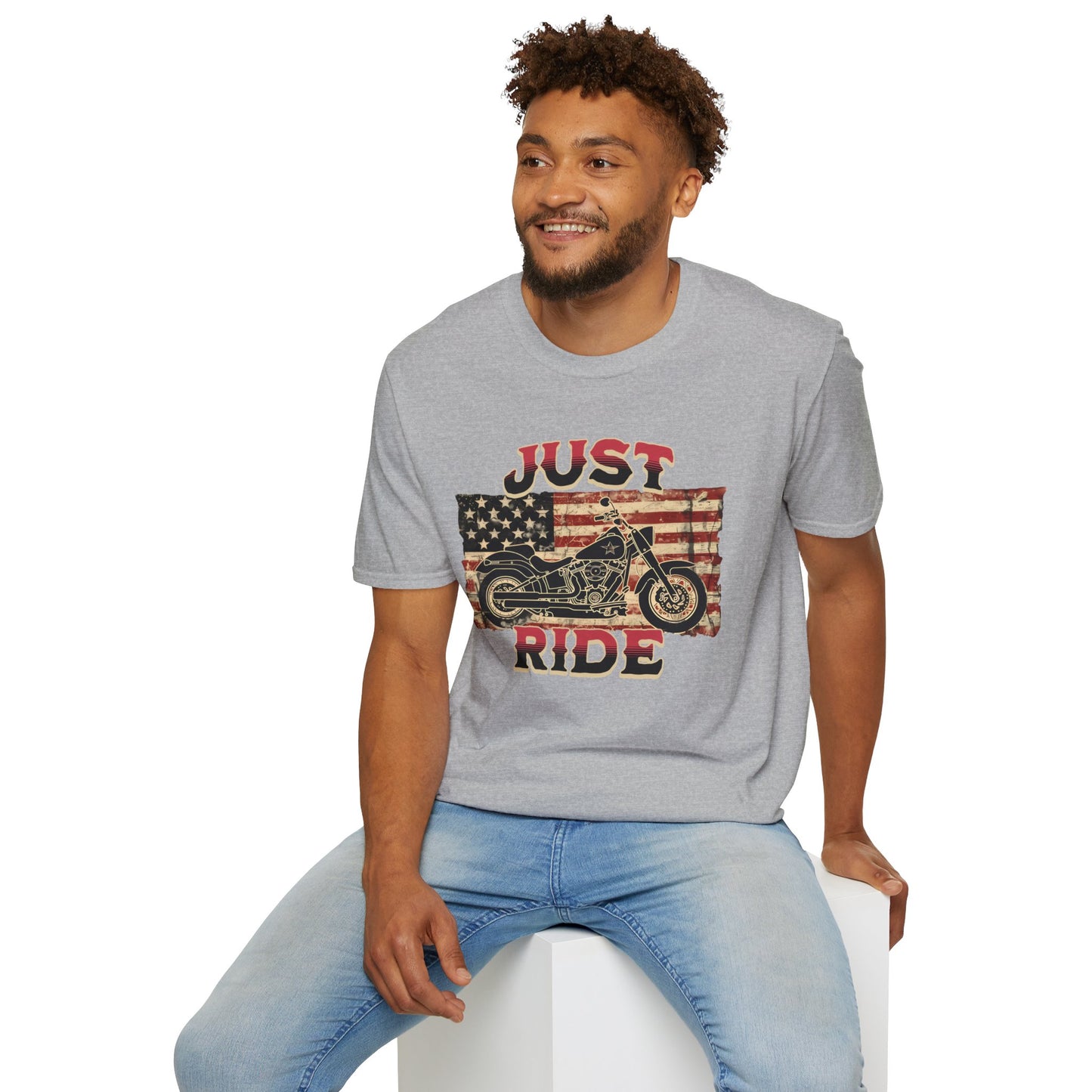 Just Ride - Unisex Softstyle T-Shirt