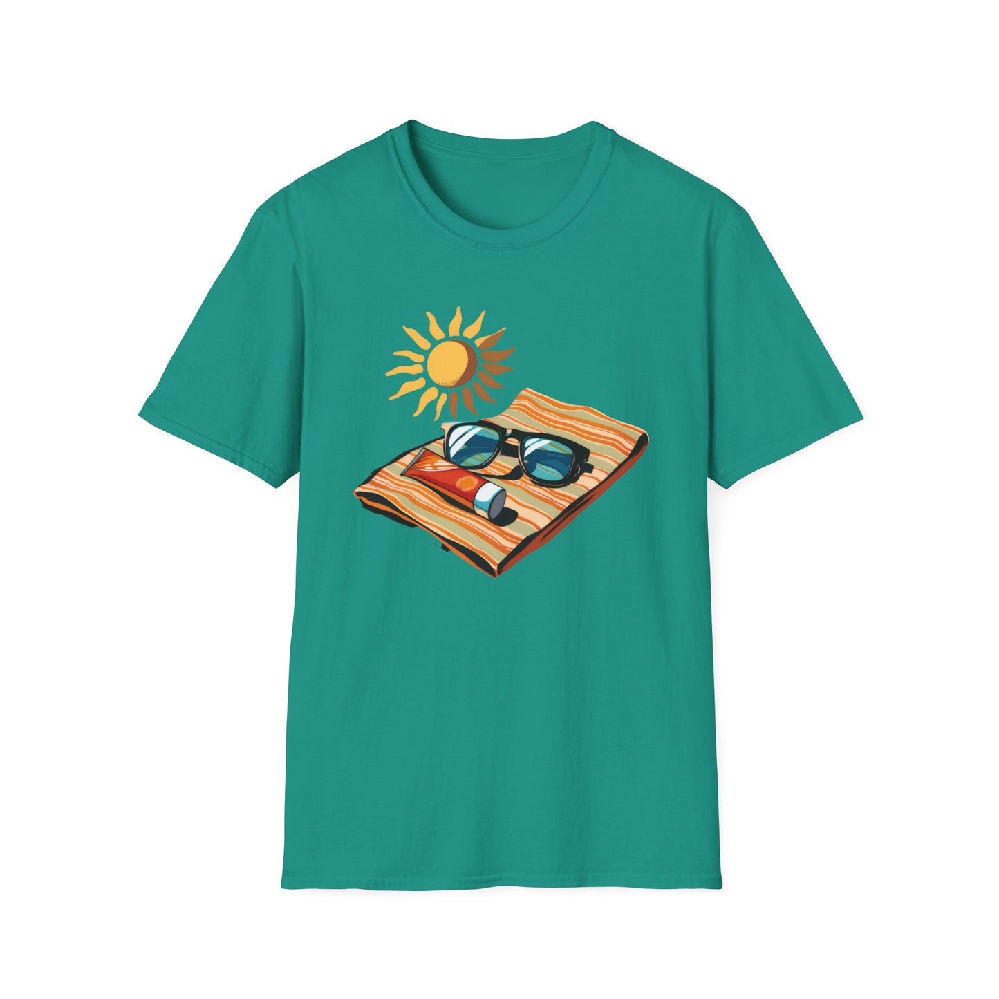 Beach Time! - Unisex Softstyle T-Shirt