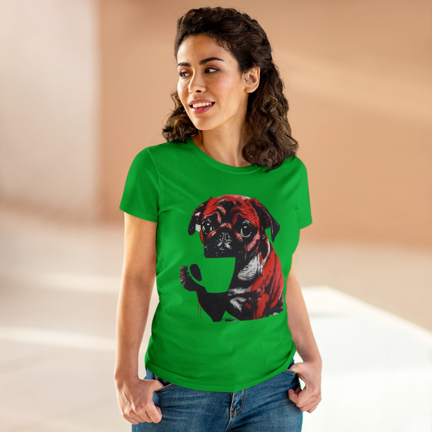 Coffee Dog - Fantasy - Women's Midweight Cotton Tee