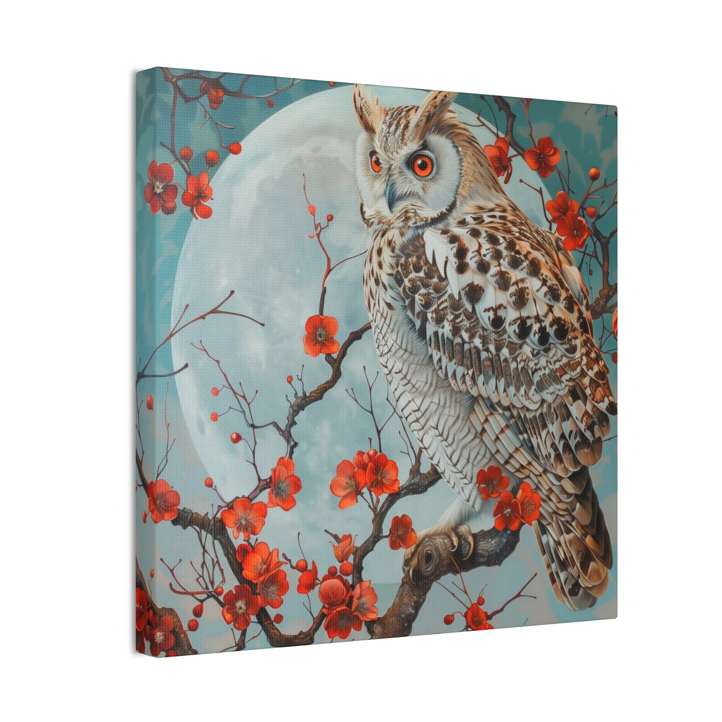 Owl  - Canvas Stretched, 0.75"