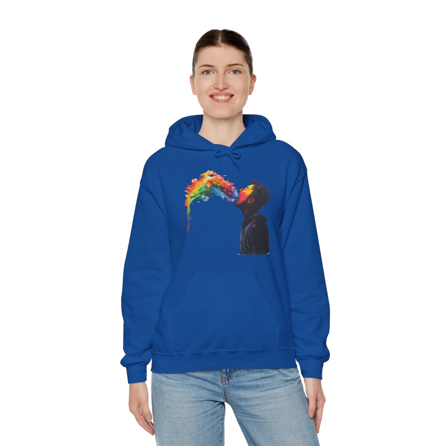 Rainbow Breath - Unisex Heavy Blend™ Hooded Sweatshirt