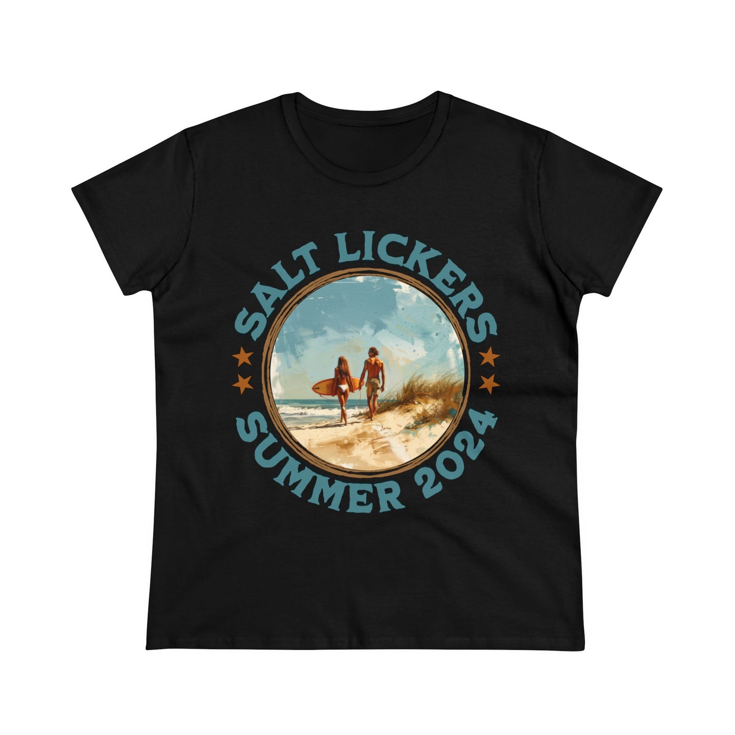 Surfing - Women's Midweight Cotton Tee