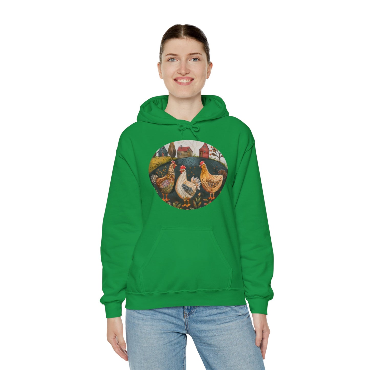 Chickens - Unisex Heavy Blend™ Hooded Sweatshirt