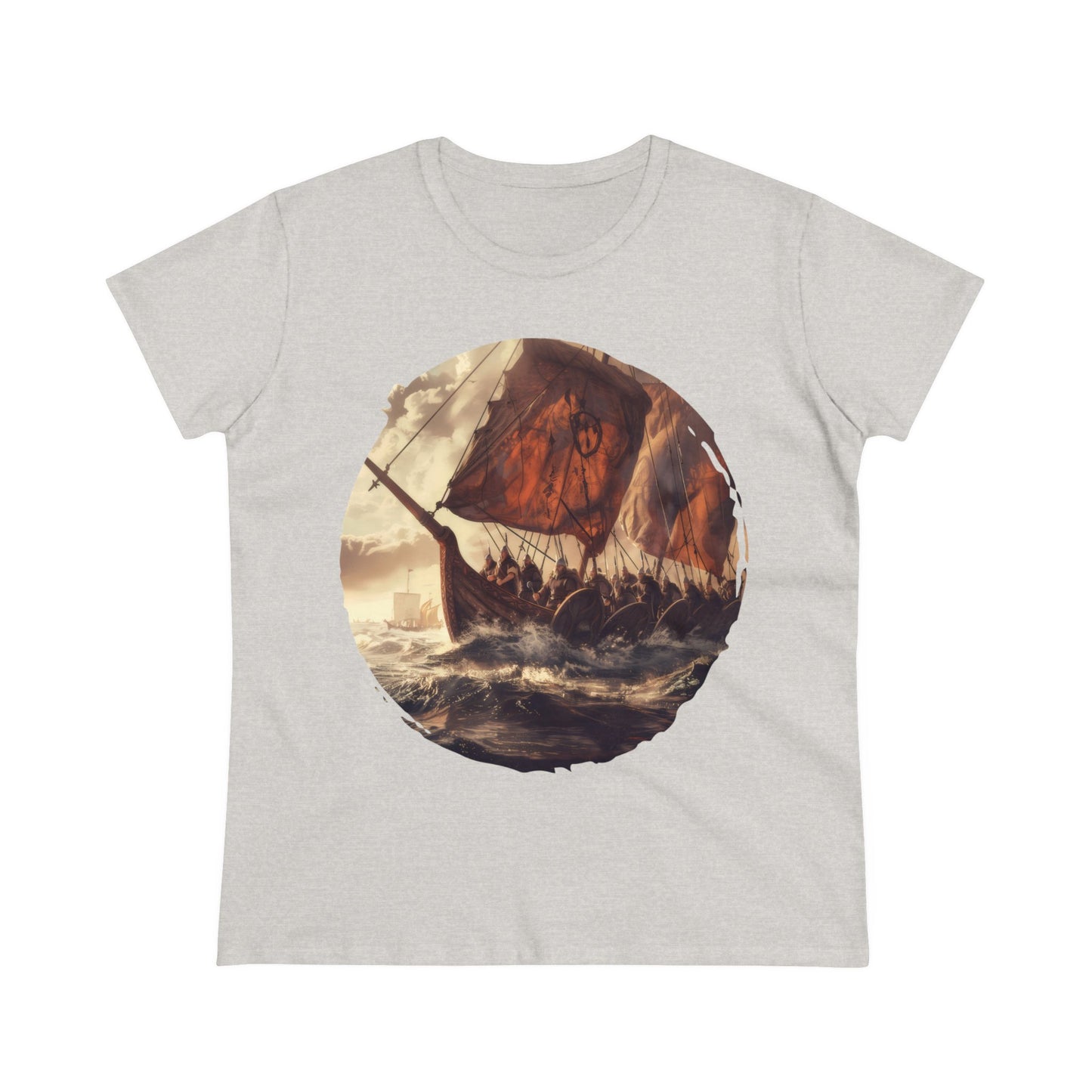 Vikings - Fantasy - Women's Midweight Cotton Tee