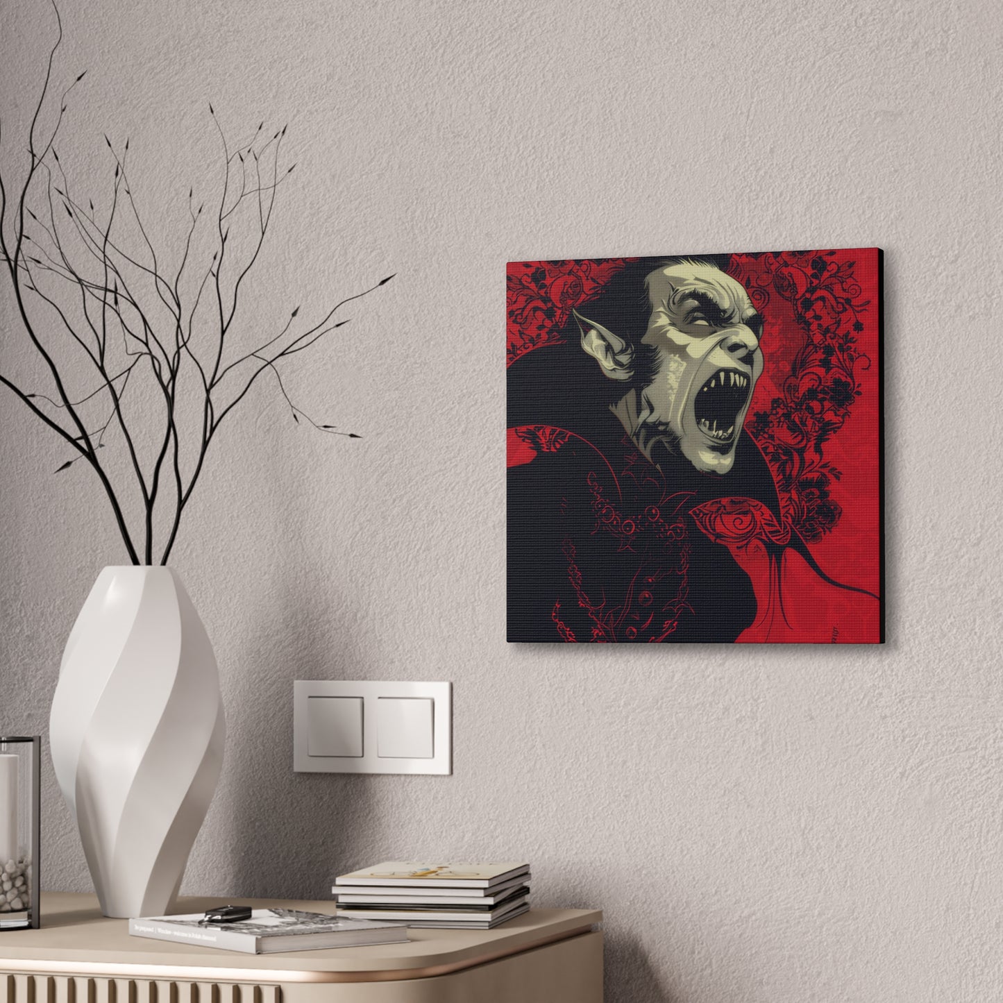 Vampire - Canvas Stretched, 0.75"