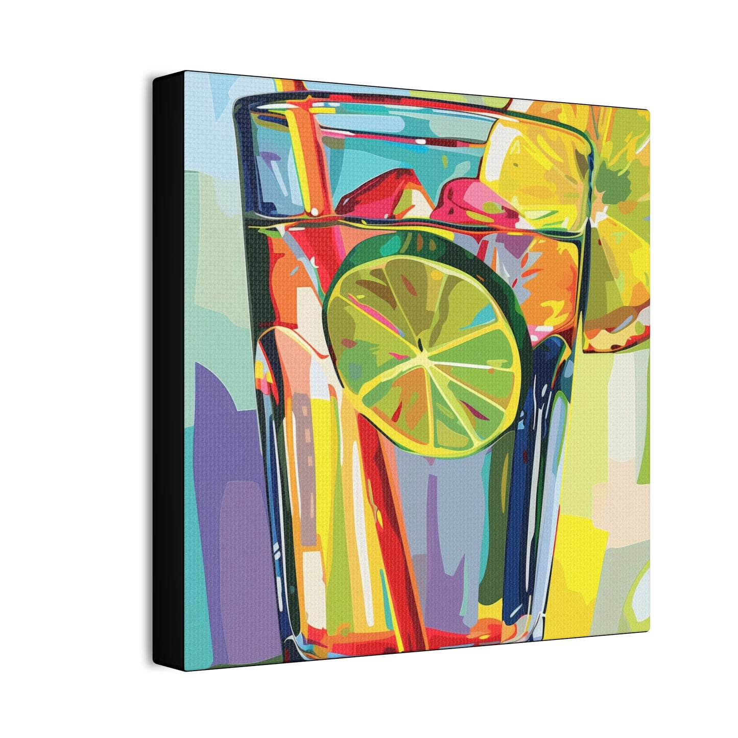 Summer Drinks - Canvas Stretched, 0.75"