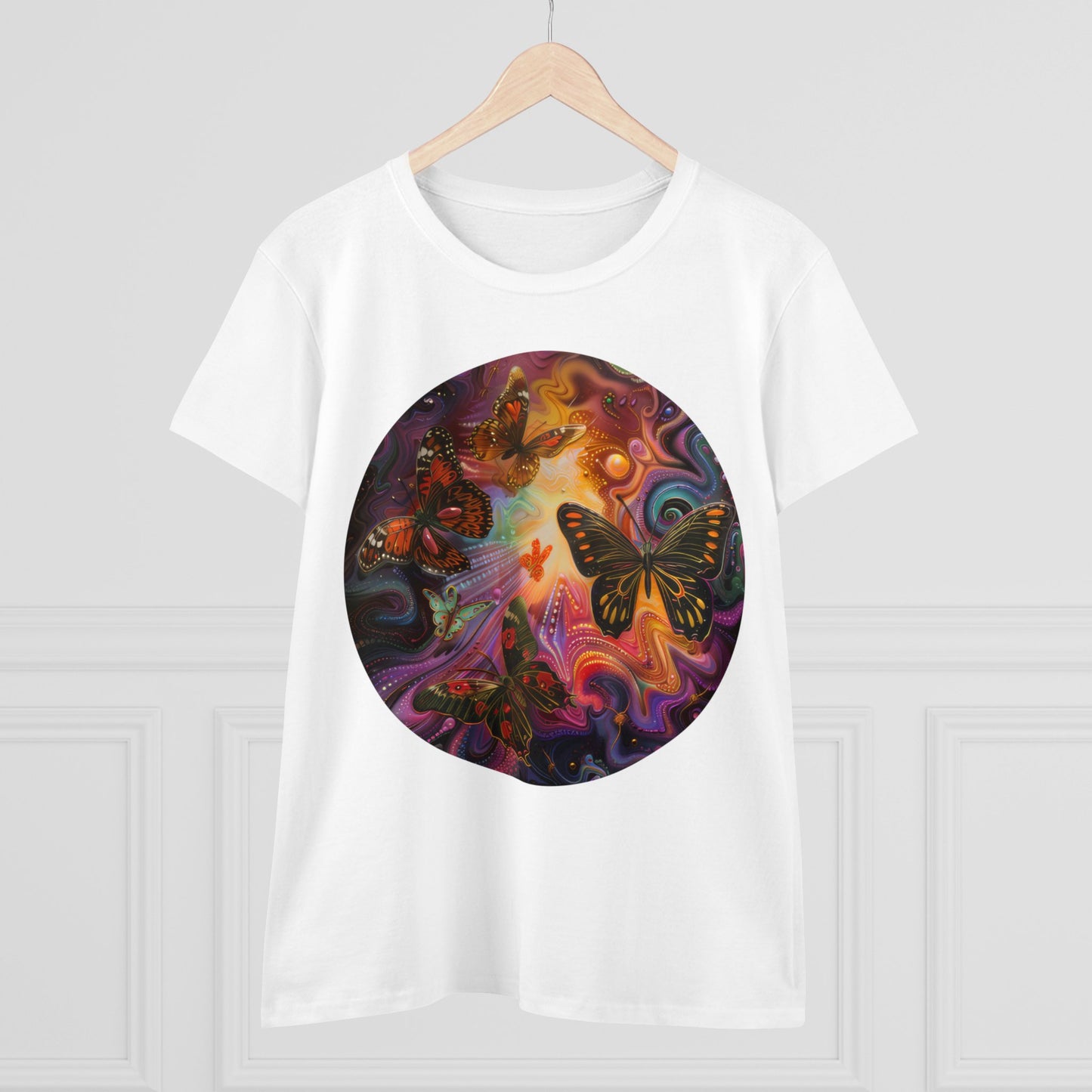 Butterflies - Women's Midweight Cotton Tee