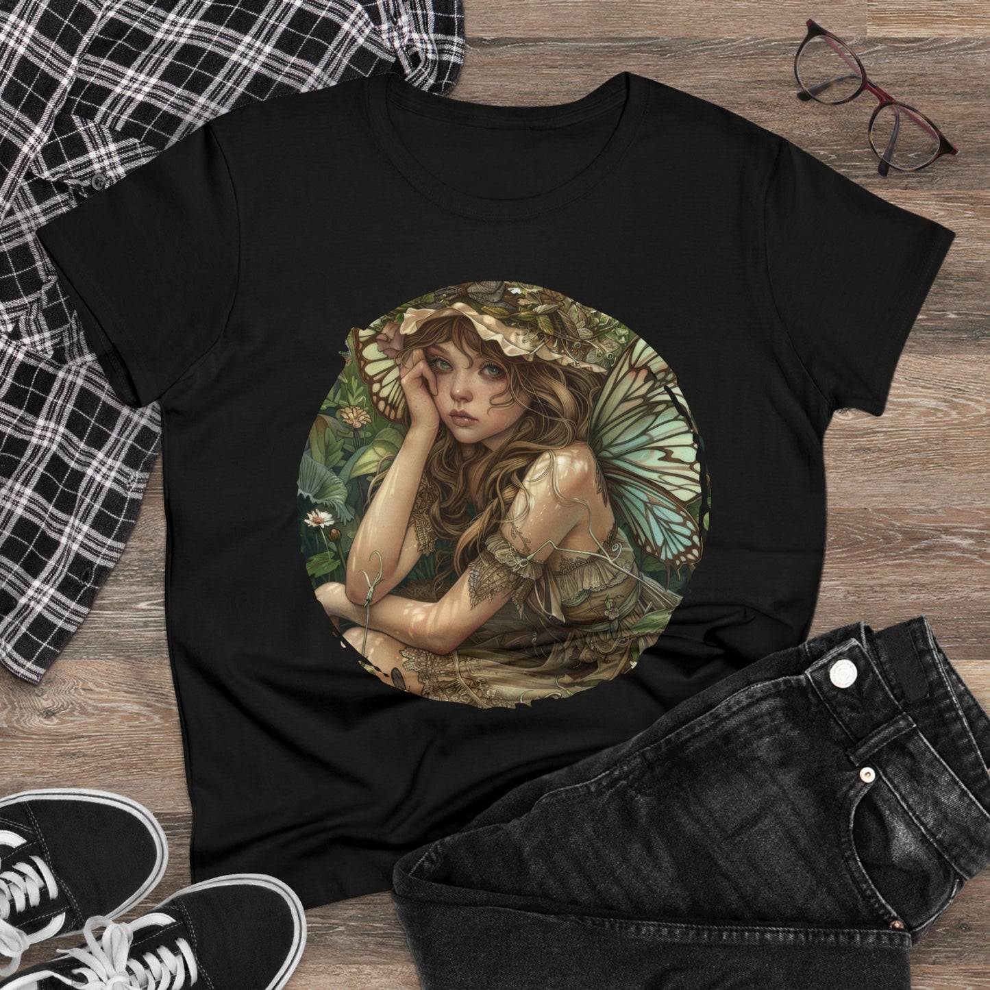 Fairy - Fantasy - Women's Midweight Cotton Tee