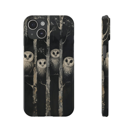 Owls at Night Phone Case