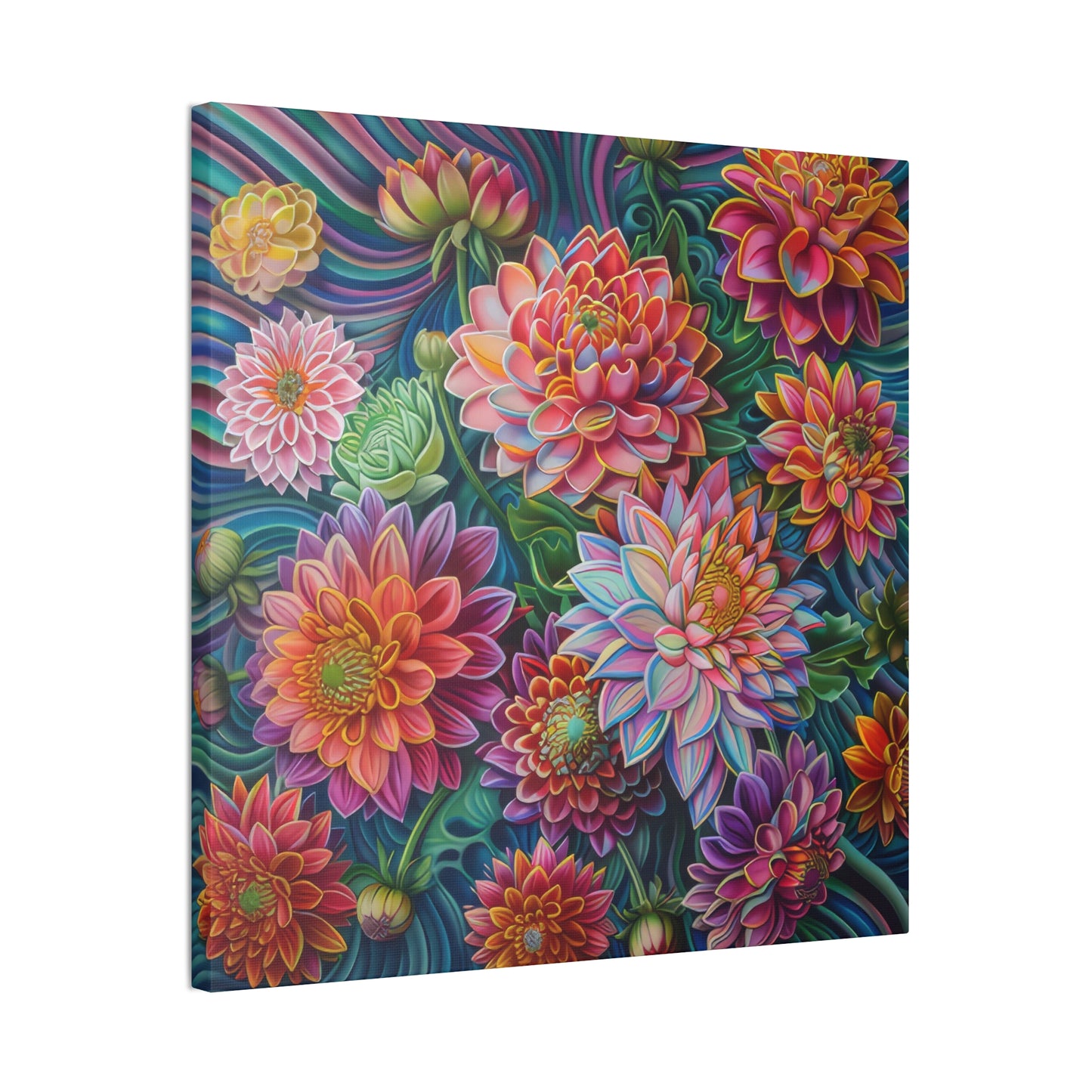 Flowers - Canvas Stretched, 0.75"