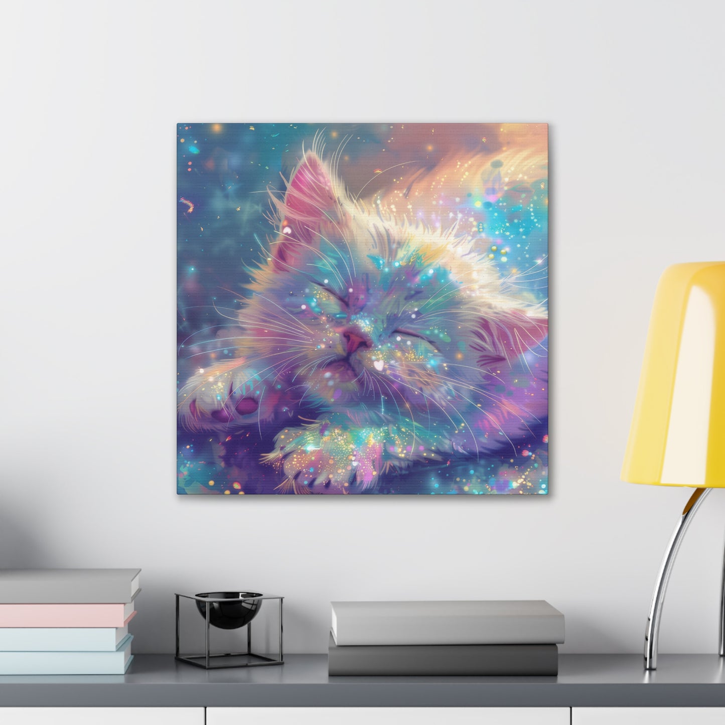 Sparkly Kitties - Canvas Stretched, 0.75"