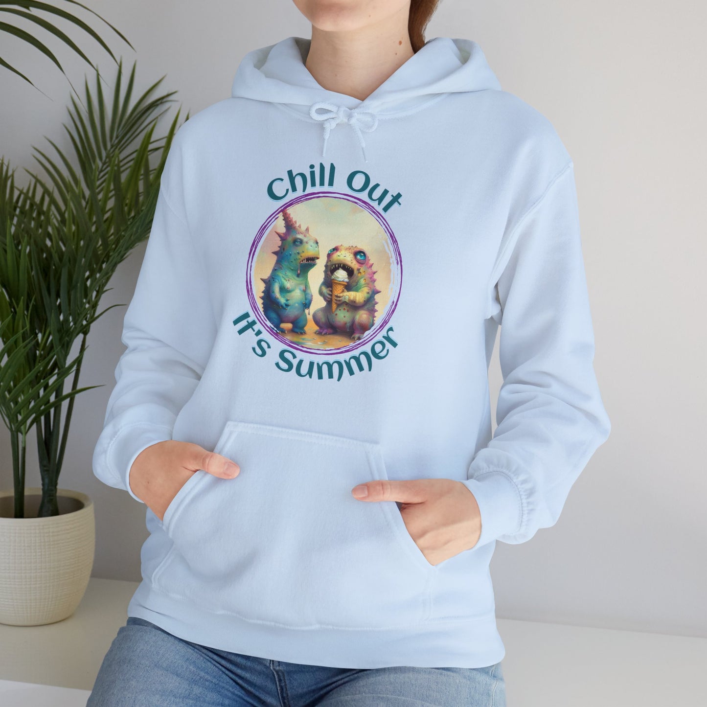 Chill Out, It's Summer - Unisex Heavy Blend™ Hooded Sweatshirt