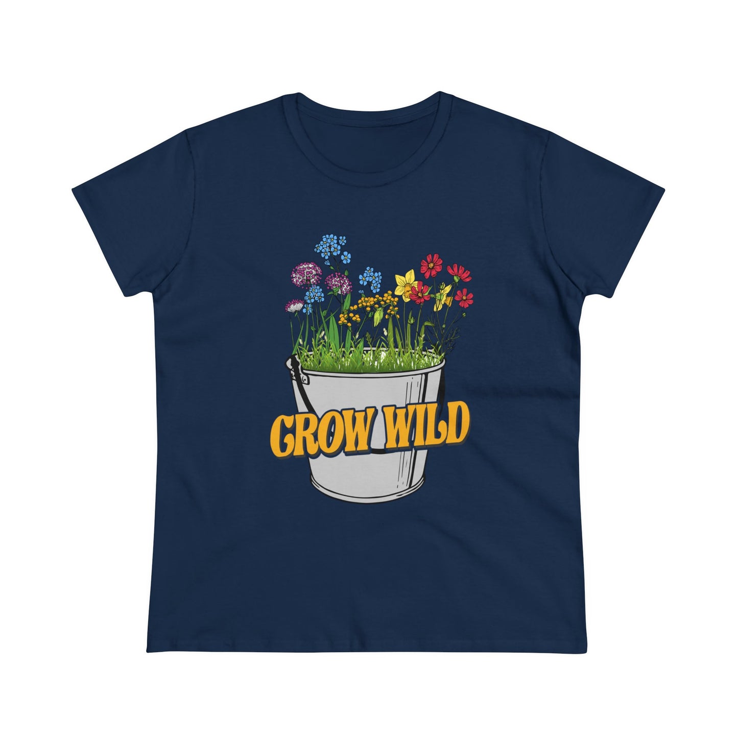 Grow Wild - Gardening - Women's Midweight Cotton Tee