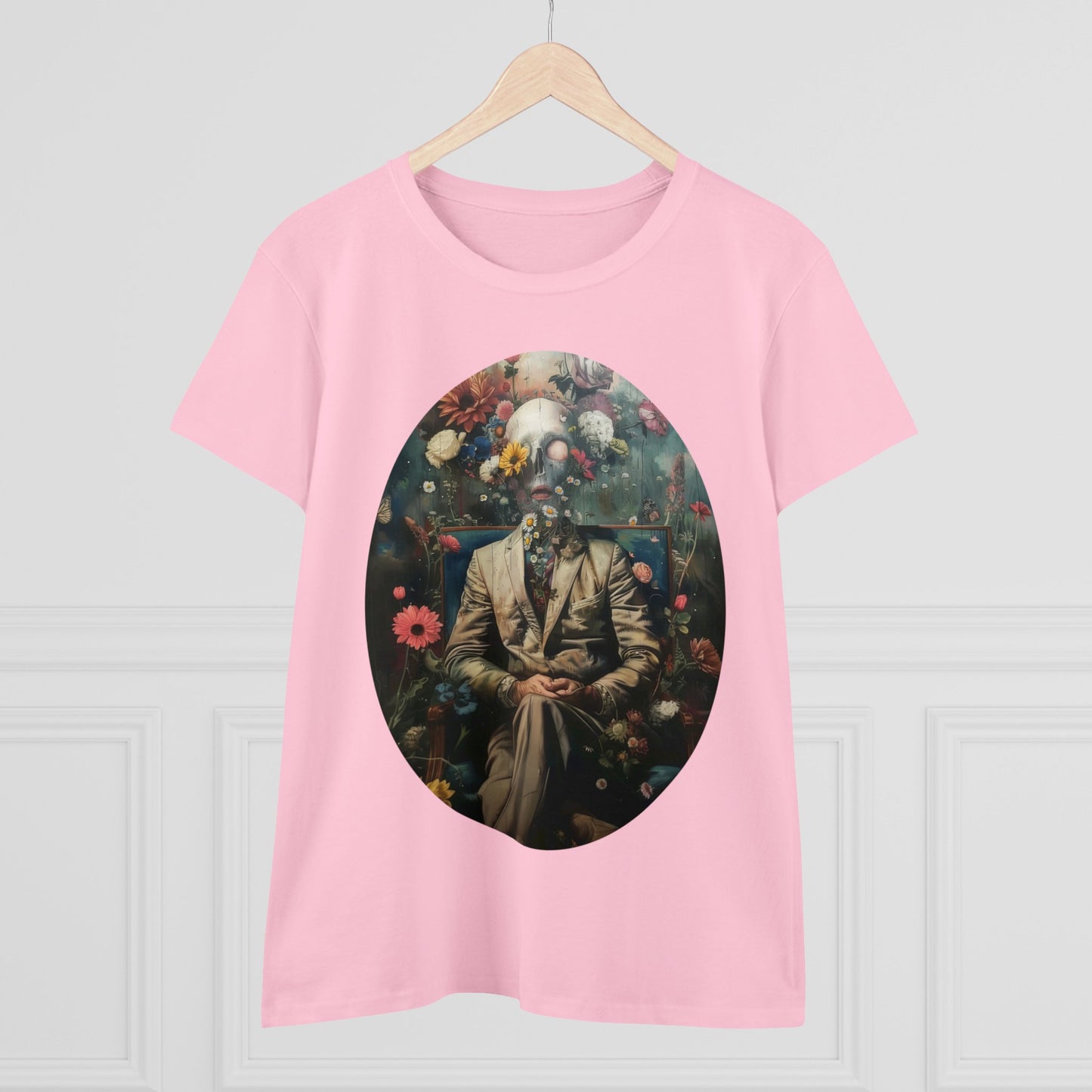 Flowers on My Mind - Women's Midweight Cotton Tee