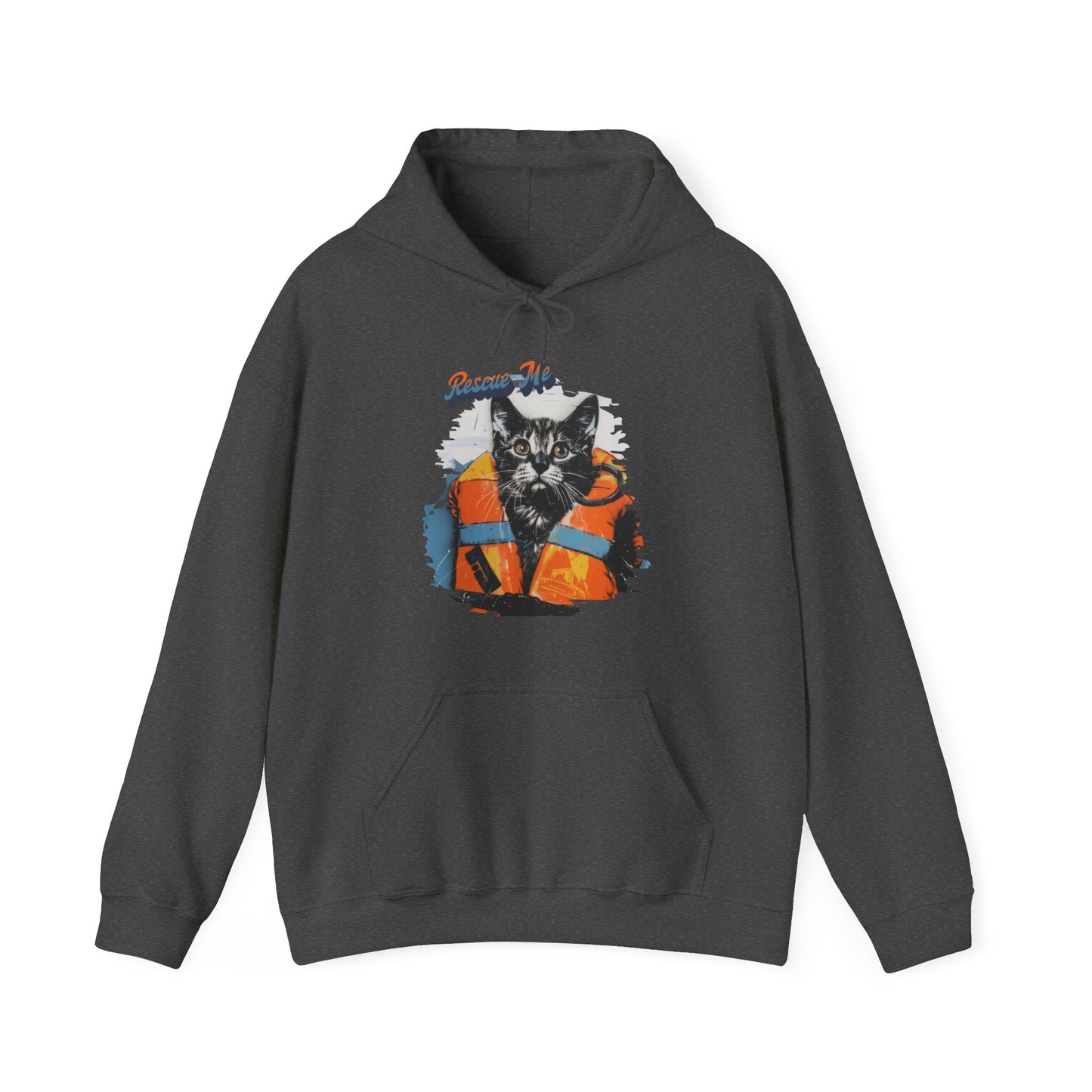 Rescue Cat - Unisex Heavy Blend™ Hooded Sweatshirt