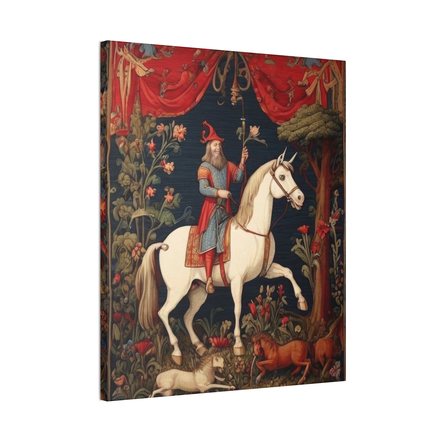 Medieval Tapestry - Canvas Stretched, 0.75"