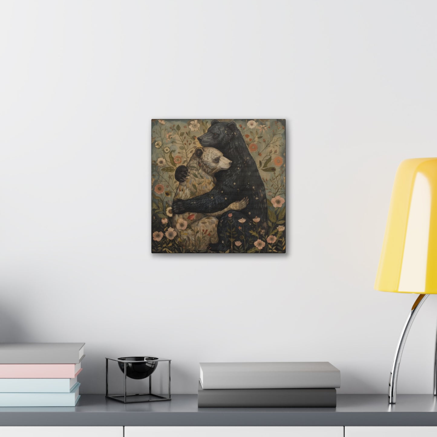 Copy of Hugging Bears - Canvas Stretched, 0.75" - Canvas Stretched, 0.75"