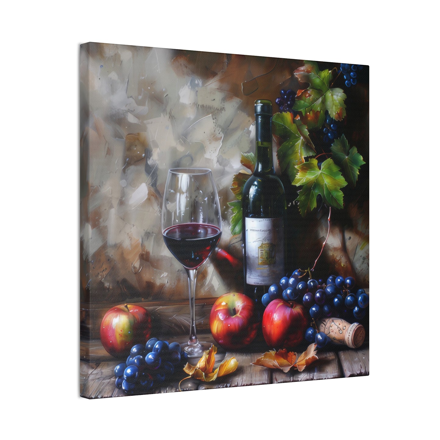 Wine - Canvas Stretched, 0.75"