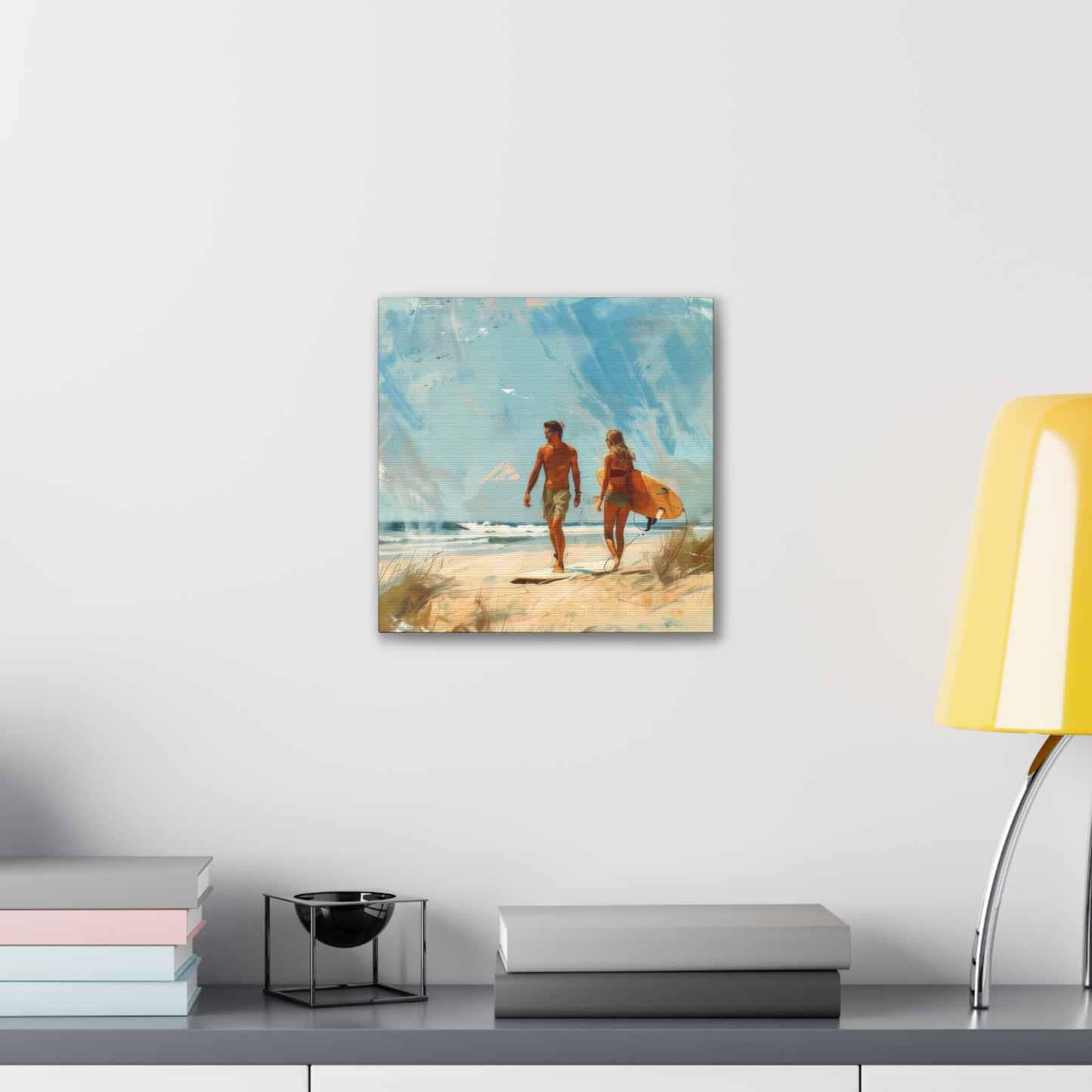 Beach and Surf  - Canvas Stretched, 0.75"