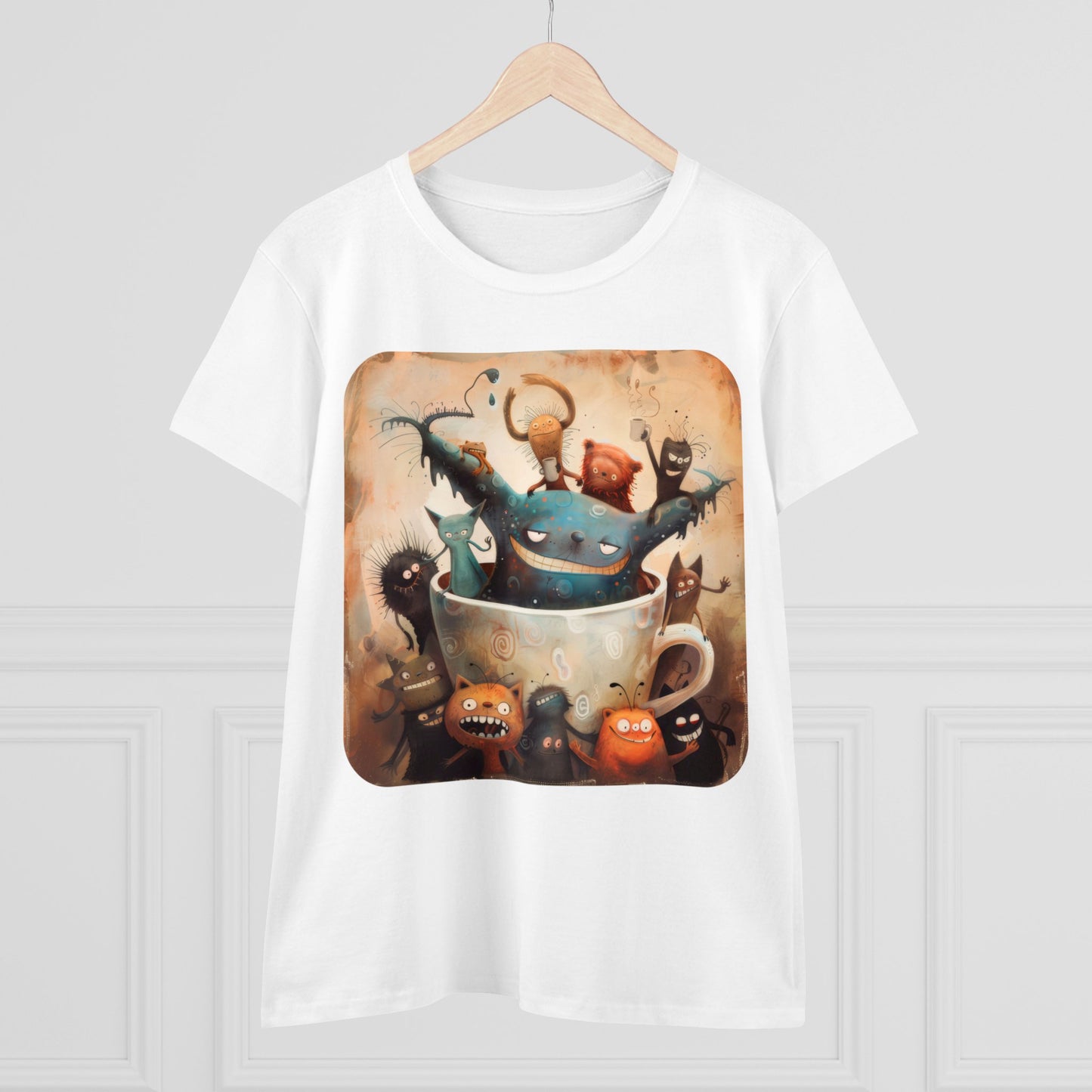 Coffee Critters - Women's Midweight Cotton Tee