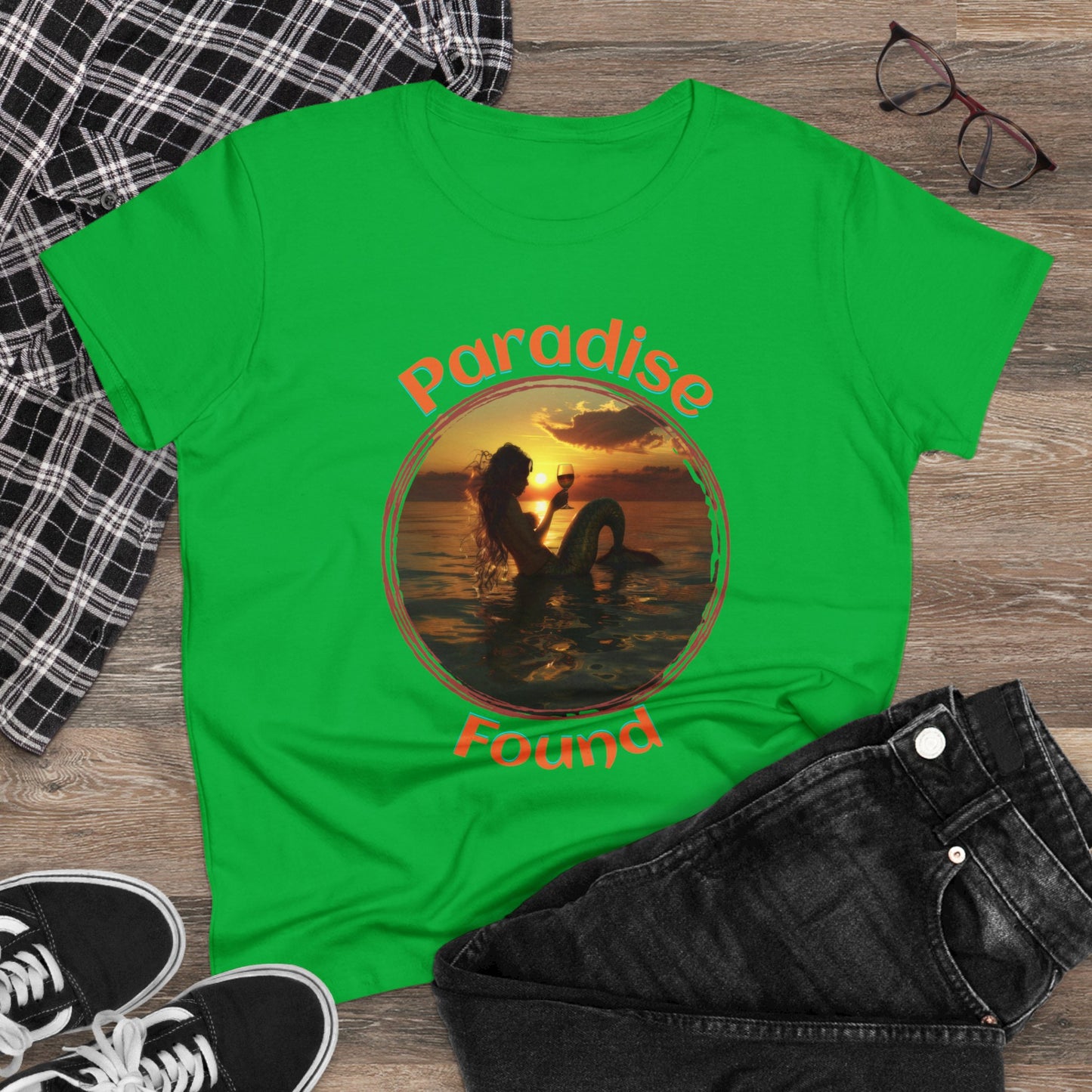 Paradise Found - Women's Midweight Cotton Tee