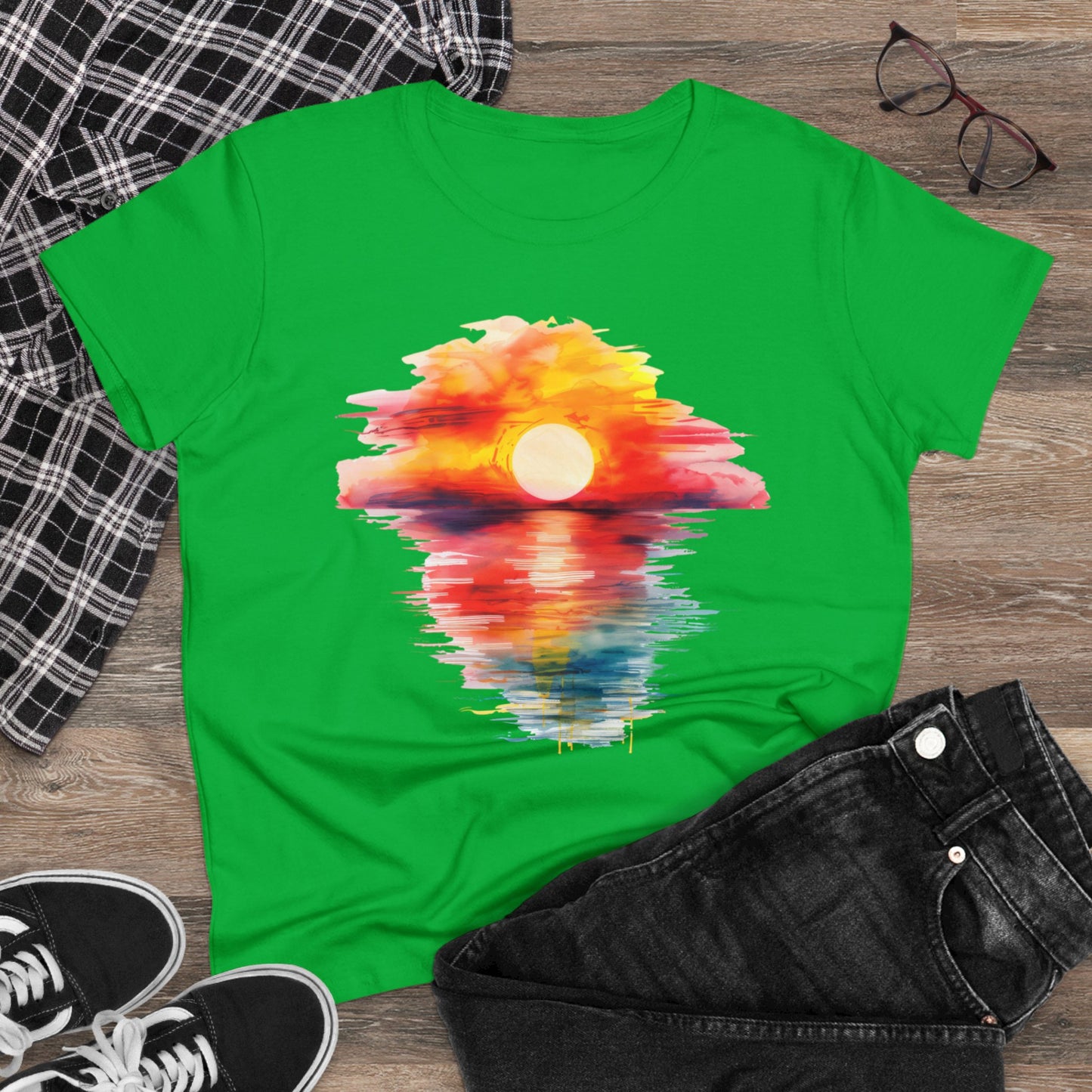 Sunrise - Women's Midweight Cotton Tee