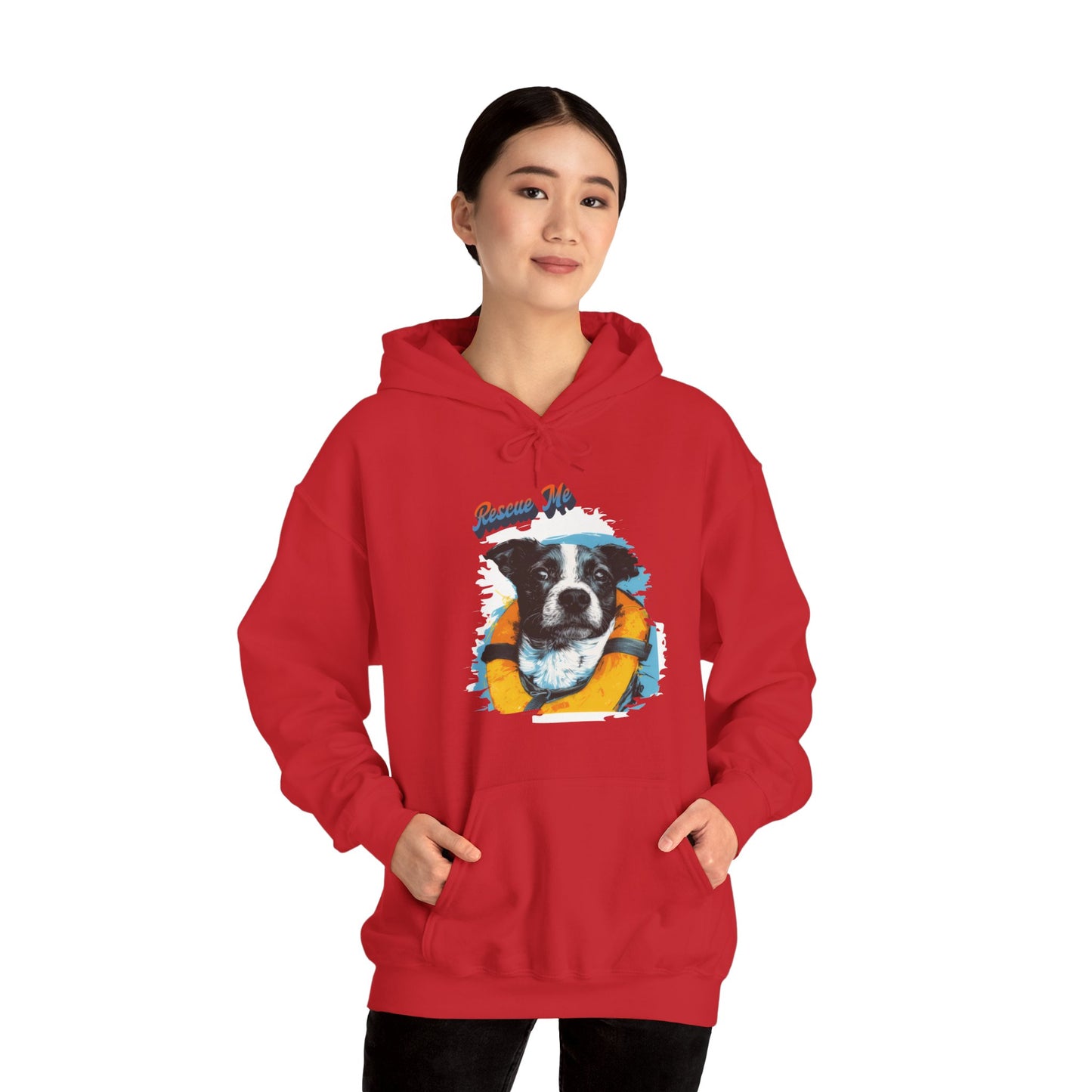 Rescue Dog - Unisex Heavy Blend™ Hooded Sweatshirt