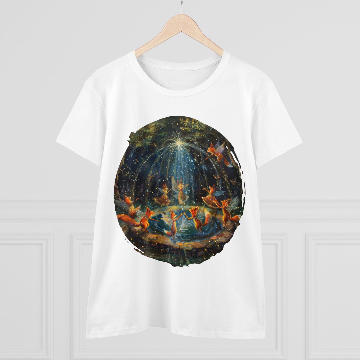 Fairy Celebration - Fantasy - Women's Midweight Cotton Tee