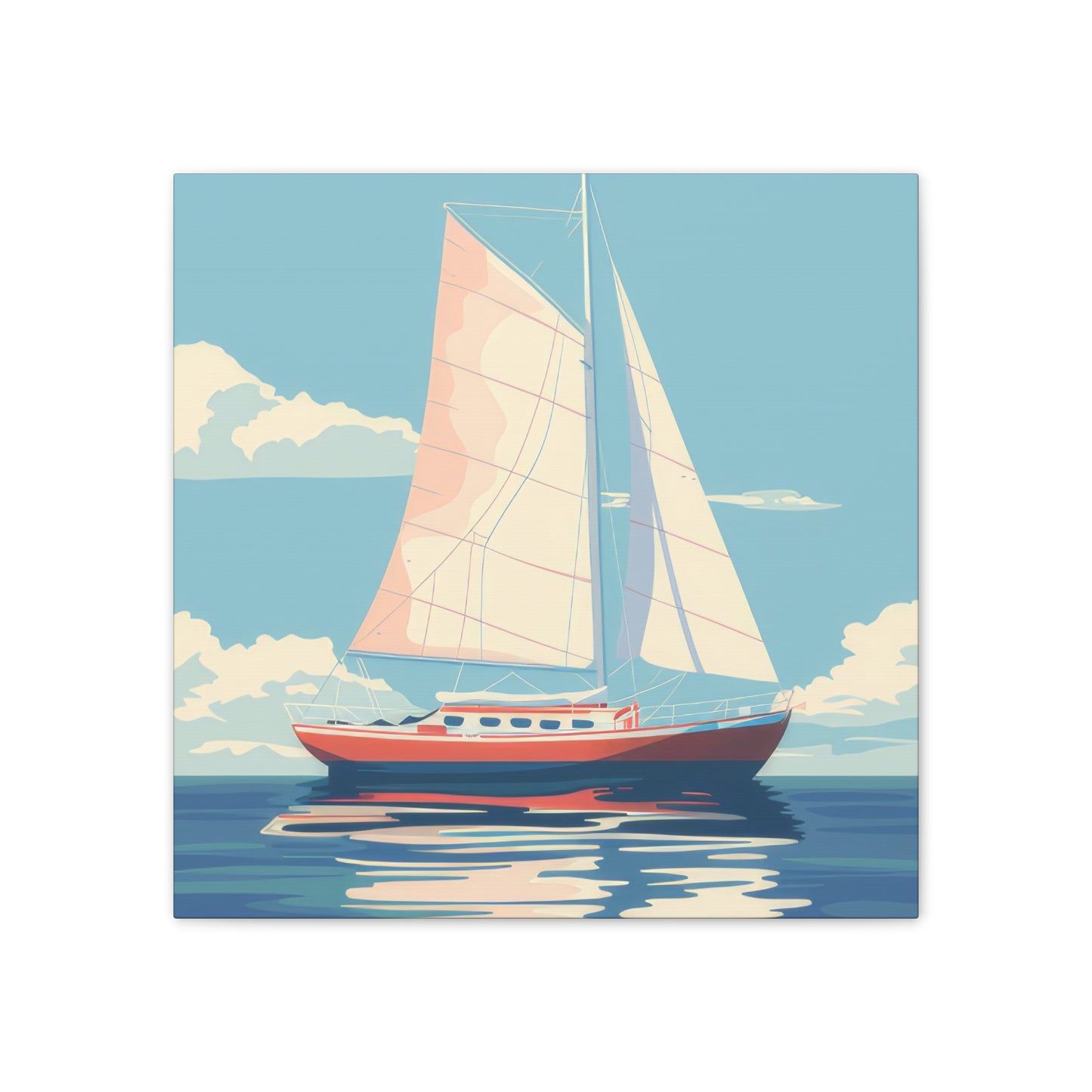 Sailing - Canvas Stretched, 0.75"