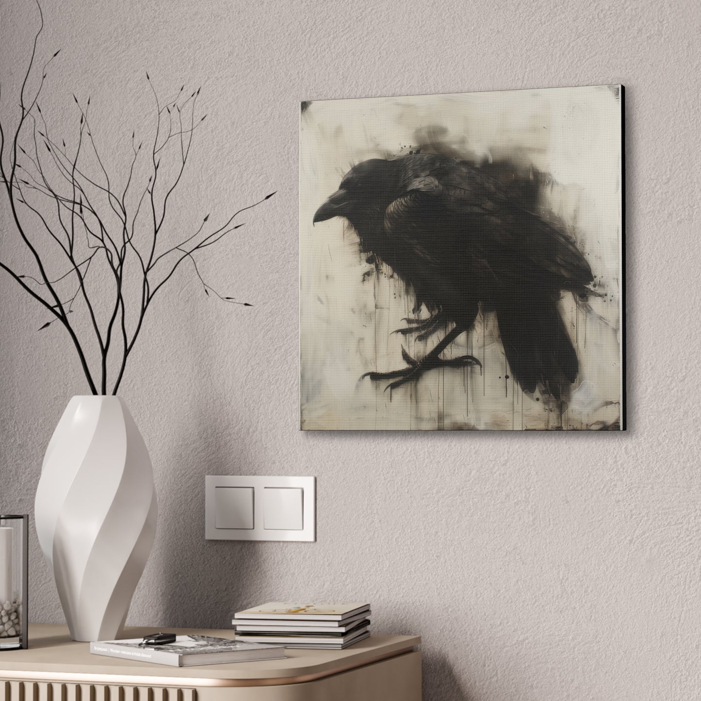 Blackbird - Canvas Stretched, 0.75"