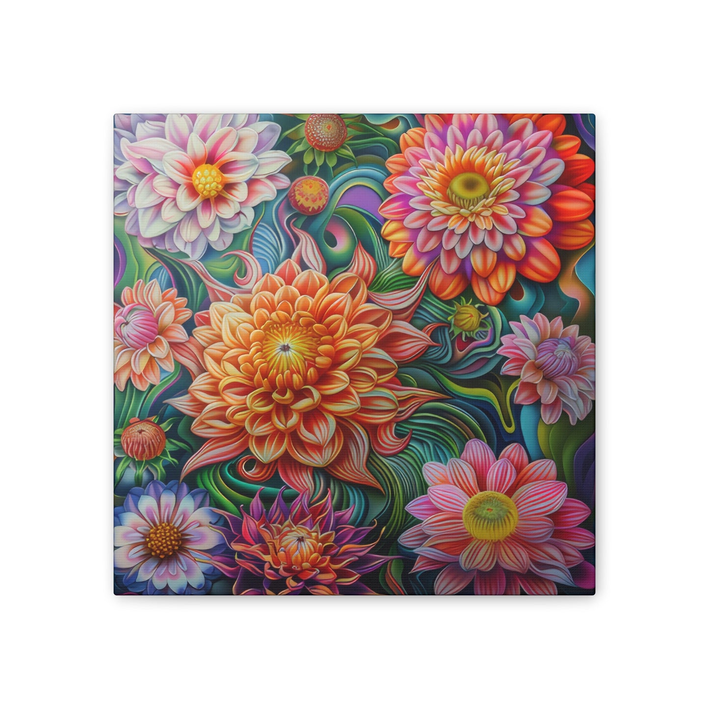 Flowers - Canvas Stretched, 0.75"