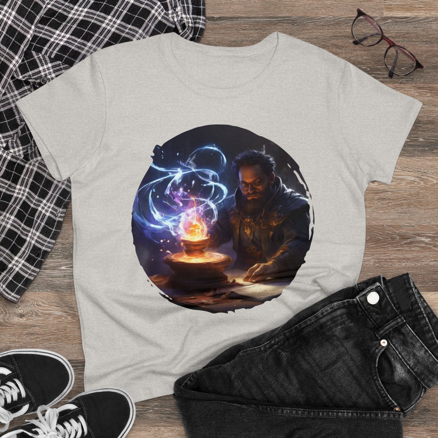 The Sorcerer - Fantasy - Women's Midweight Cotton Tee