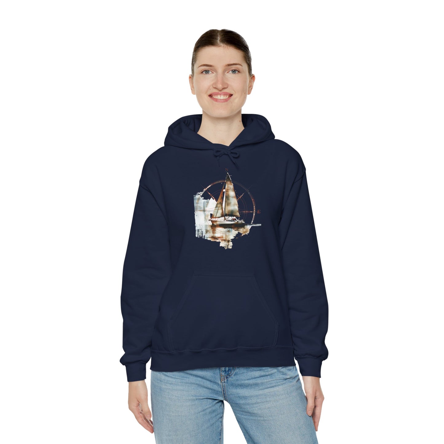 Sailing - Unisex Heavy Blend™ Hooded Sweatshirt