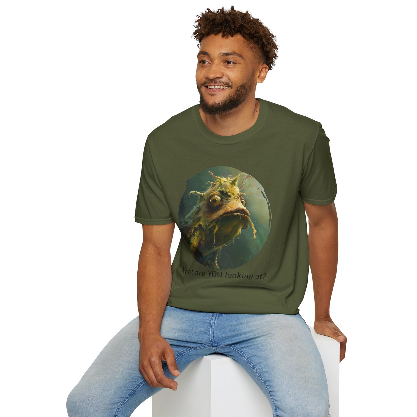 What Are You Looking At - Unisex Softstyle T-Shirt