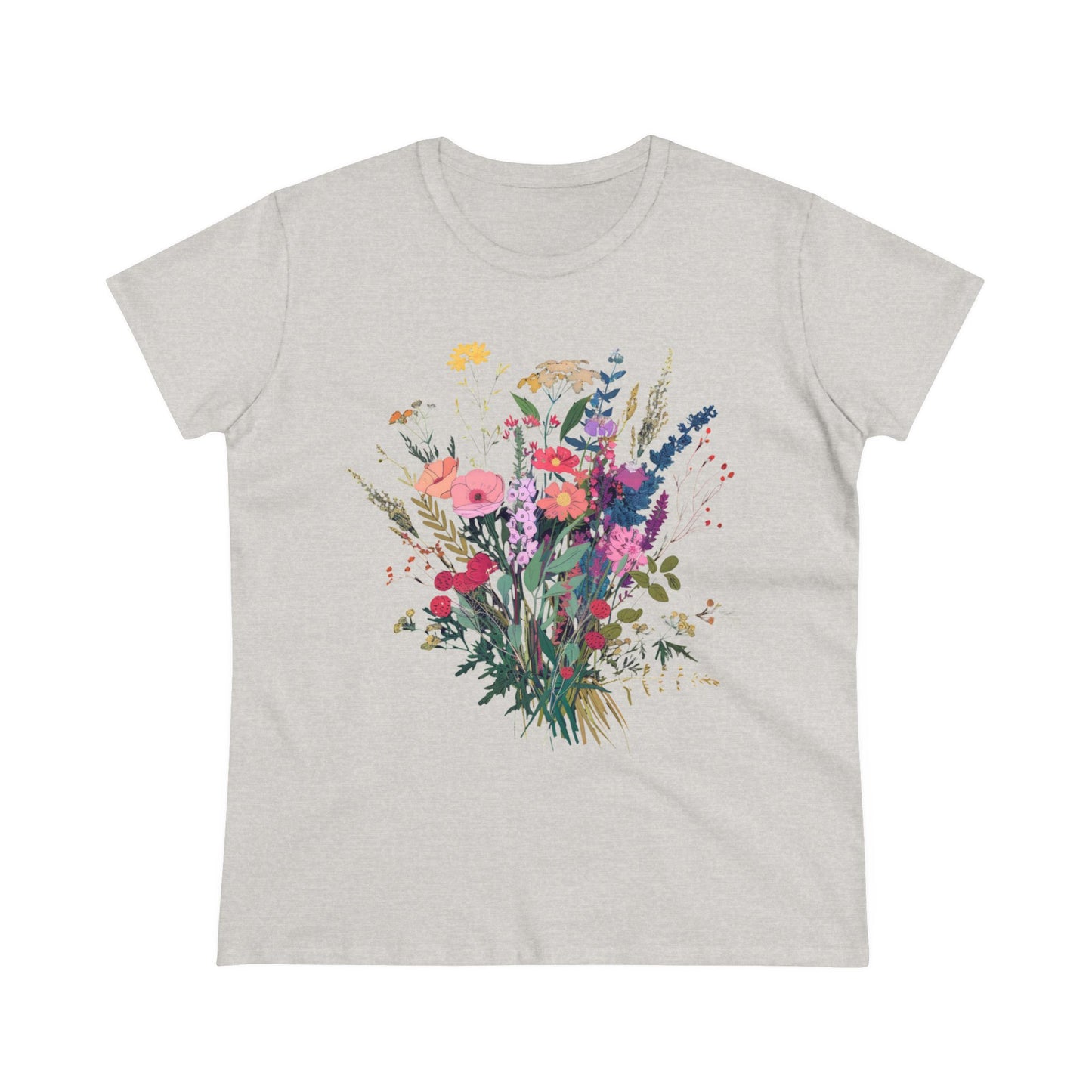 Wildflowers - Women's Midweight Cotton Tee