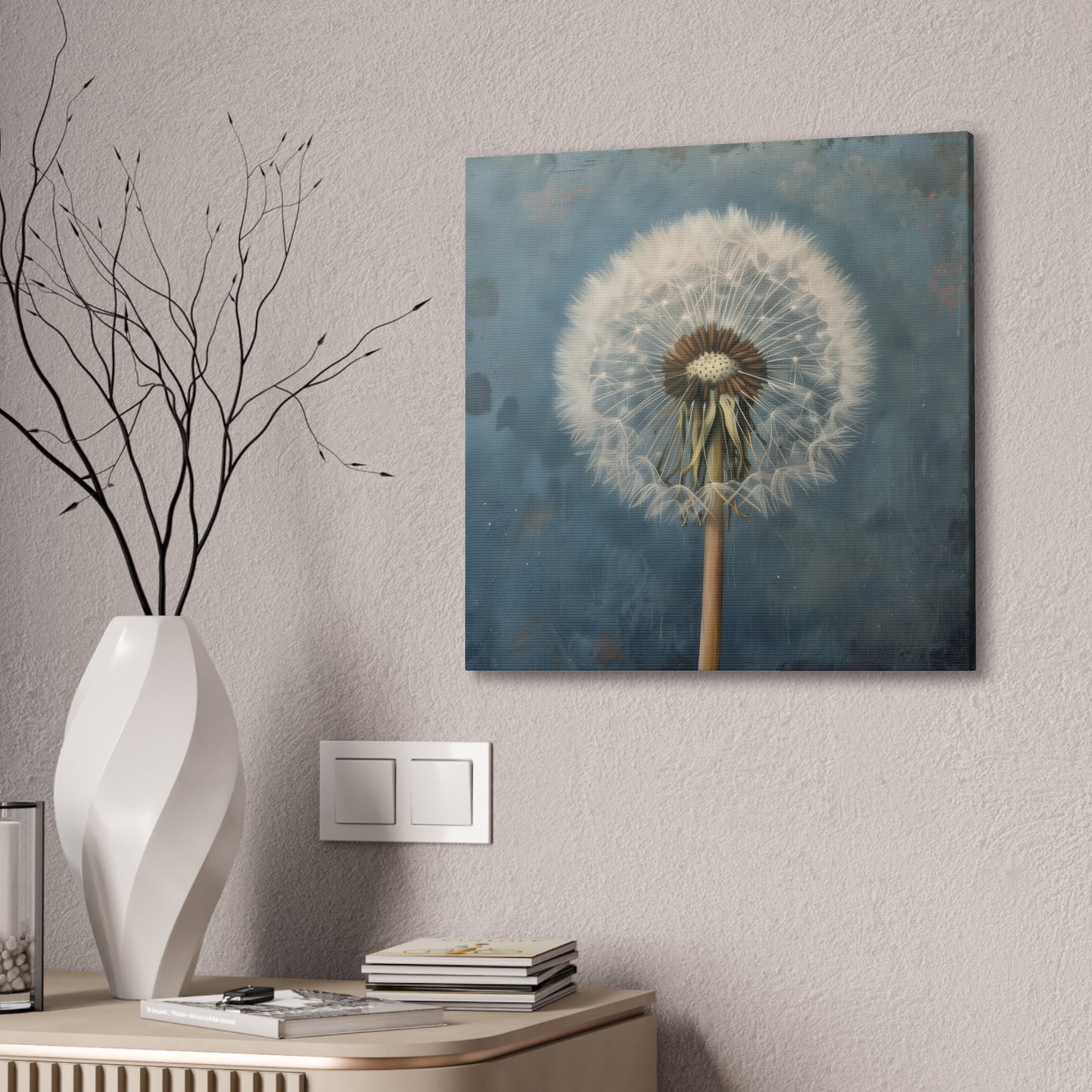 Dandelion - Canvas Stretched, 0.75"