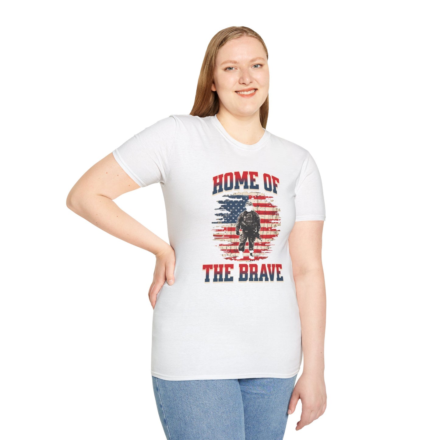 Home of the Brave - Unisex Softstyle T-Shirt