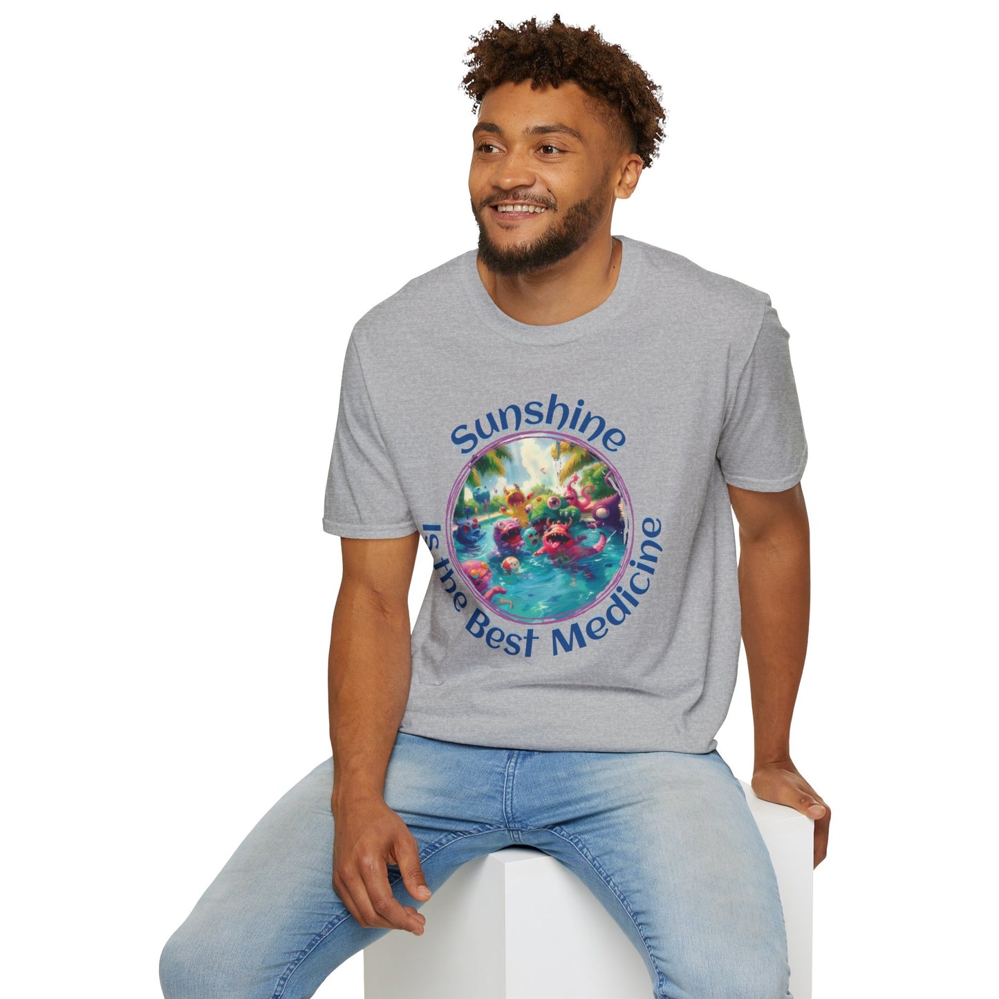 Sunshine is the Best Medicine - Unisex Softstyle T-Shirt