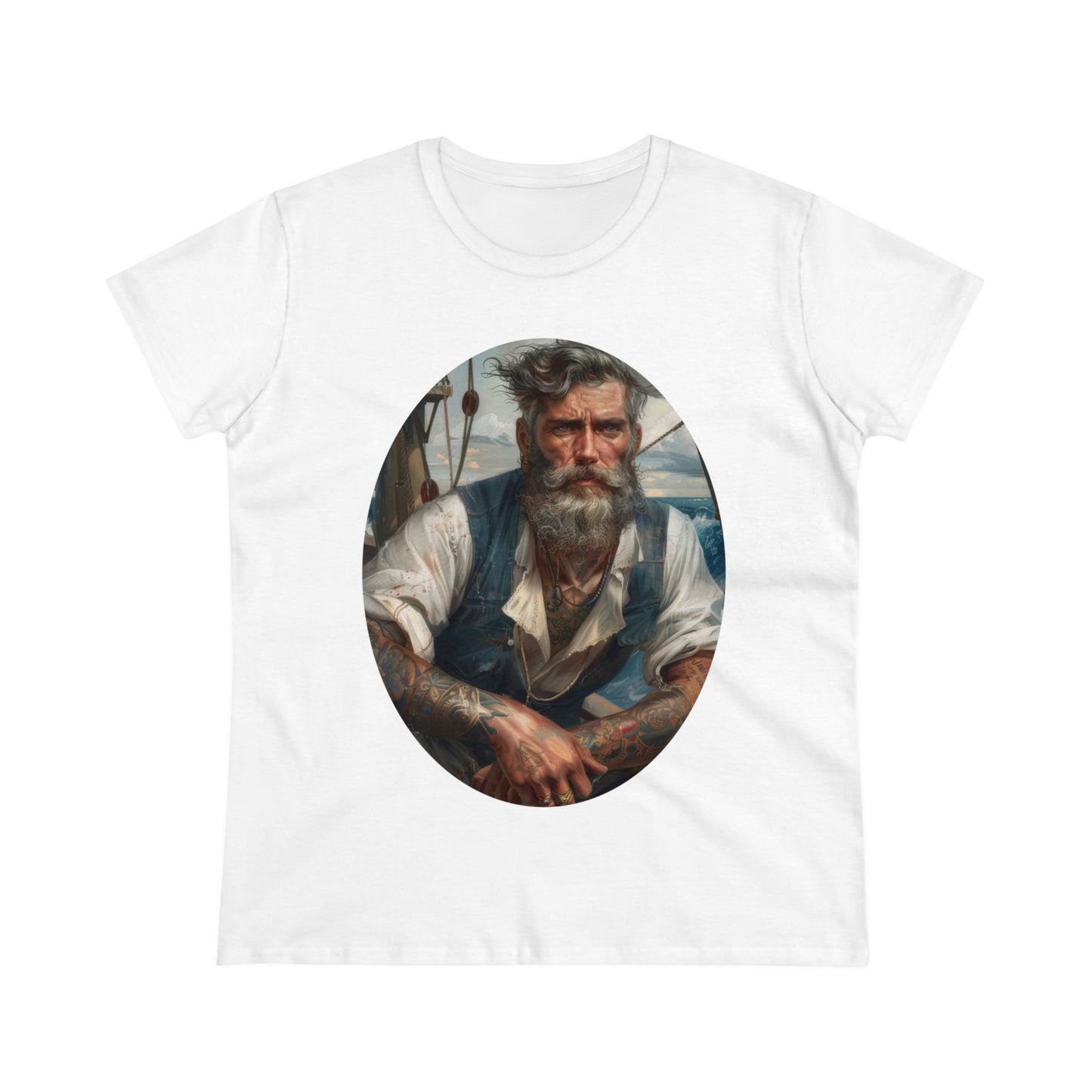 The Sailor - Fantasy - Women's Midweight Cotton Tee