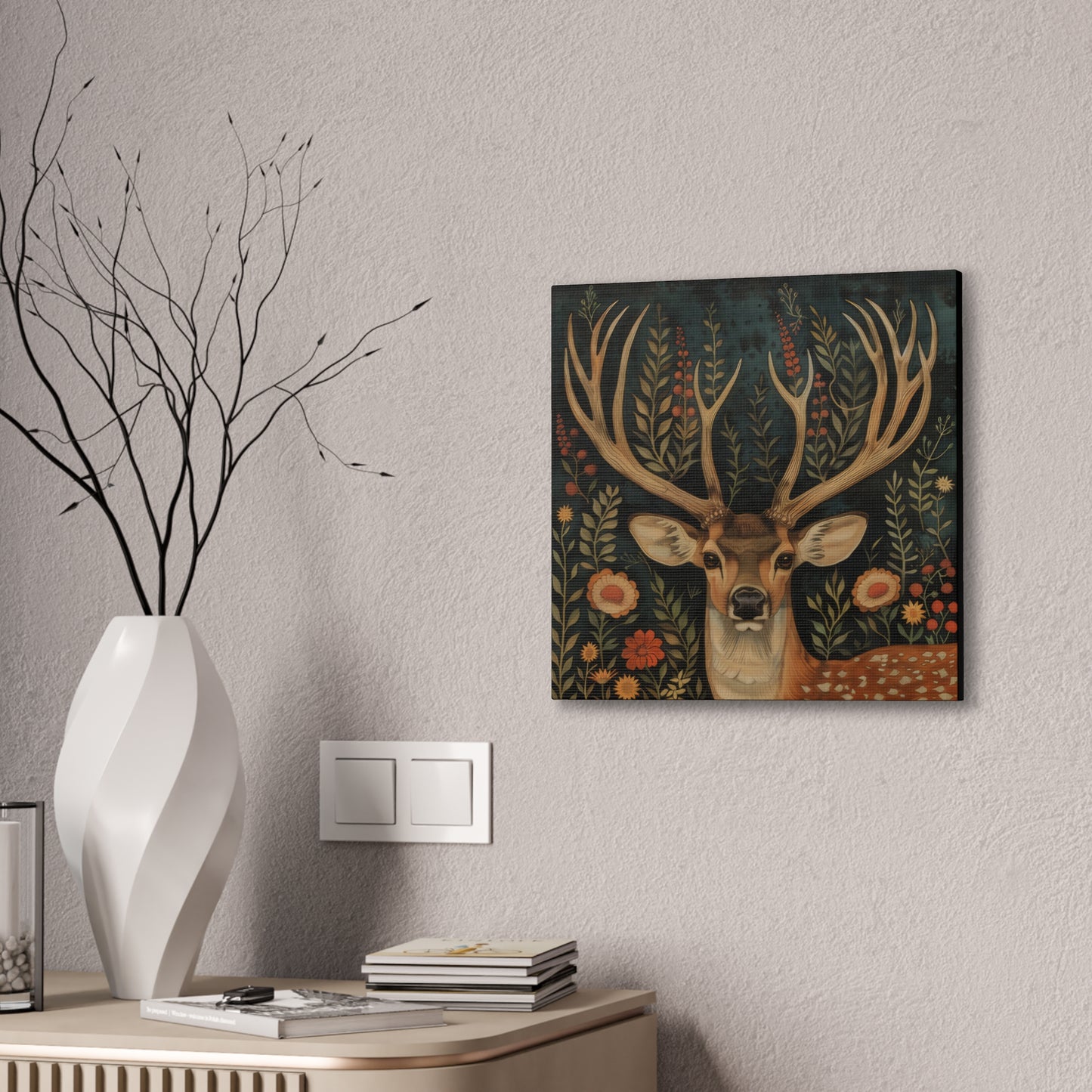 Deer - Canvas Stretched, 0.75"