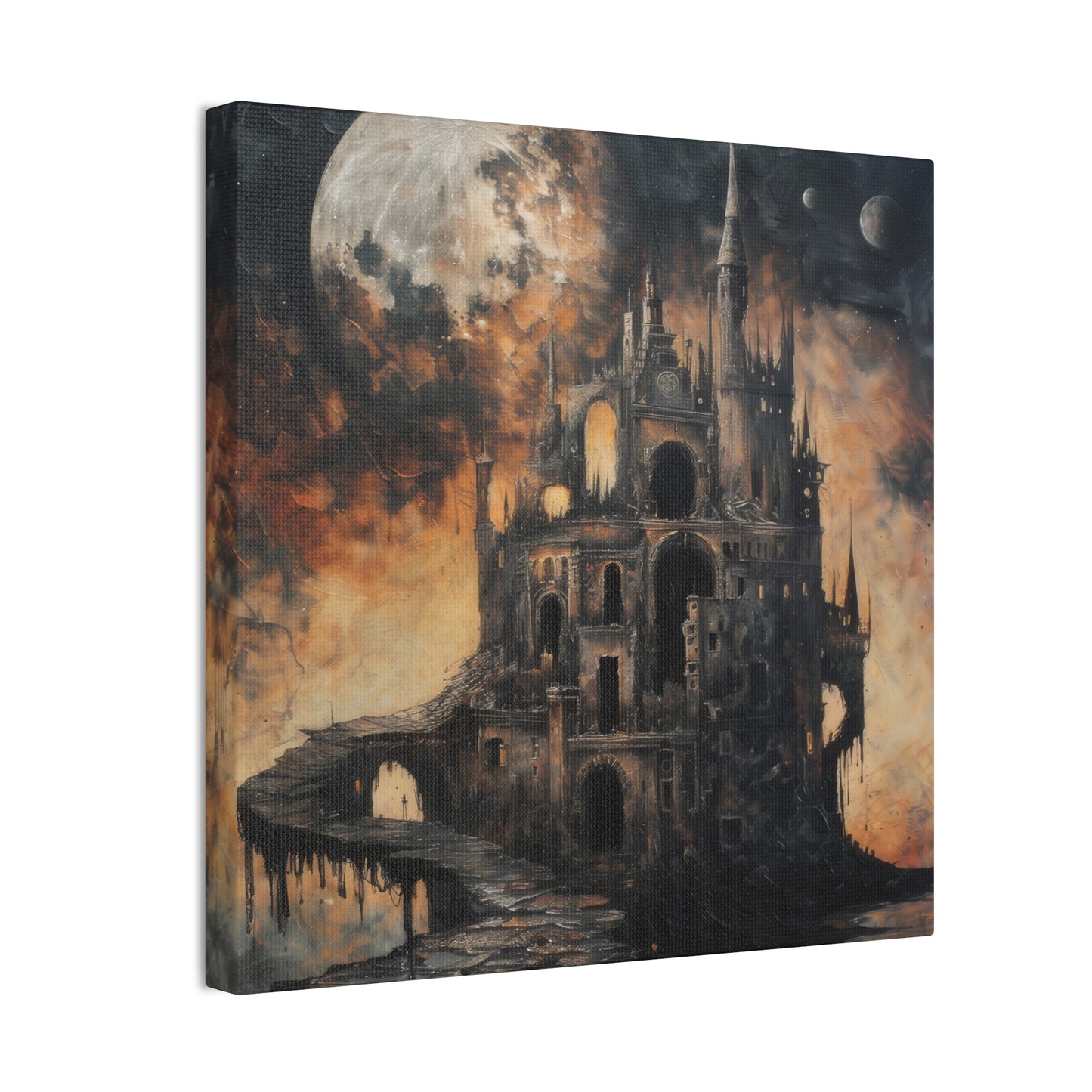 Dark Castle - Canvas Stretched, 0.75"