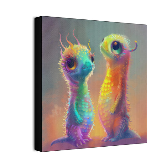 Iridescent Creatures - Canvas Stretched, 0.75"