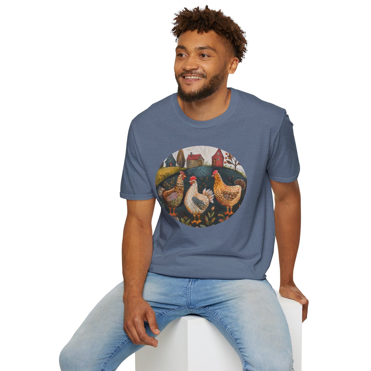 Chickens - Unisex Softstyle T-Shirt