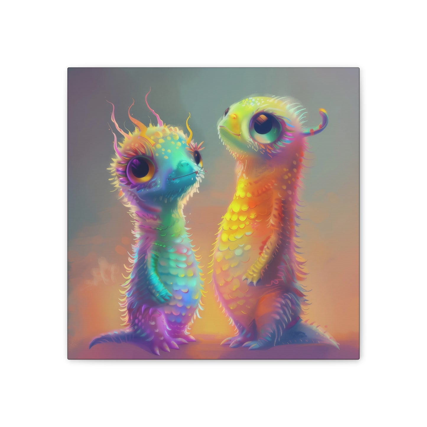 Iridescent Creatures - Canvas Stretched, 0.75"