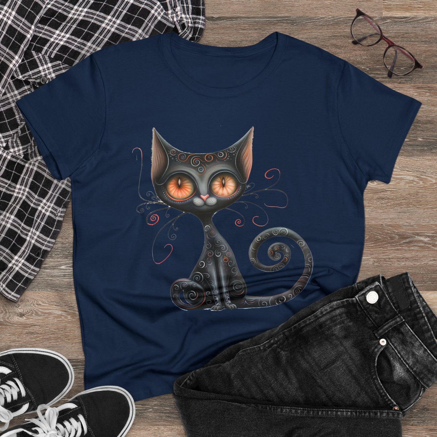 Pretty Kitty - Women's Midweight Cotton Tee